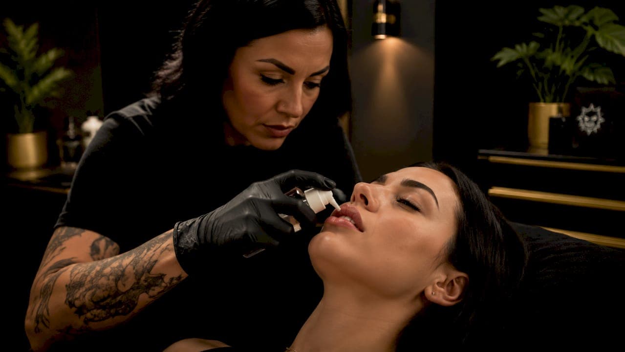 Anästhesiespray beim Permanent Make-up richtig einsetzen